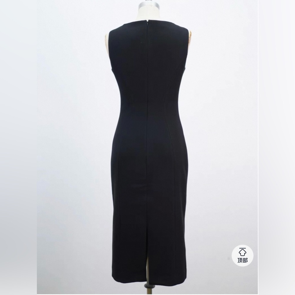 LK Bennett Black Midi Dress - Picture 4 of 5